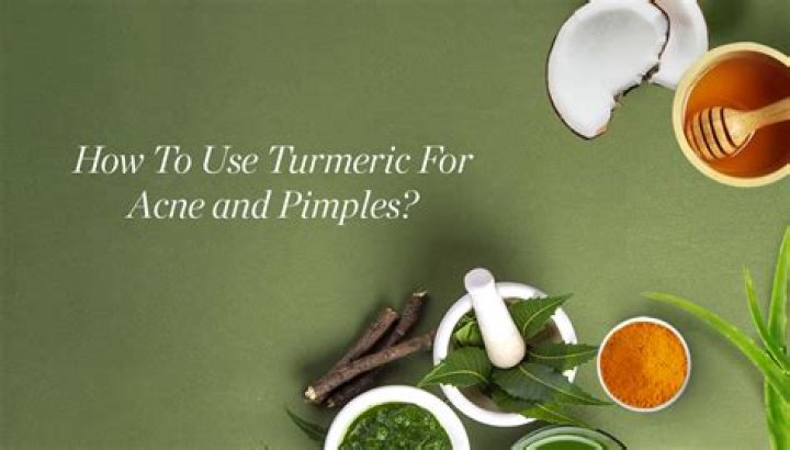 Can applying turmeric cause acne?