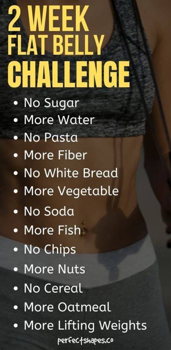 Can you get a flat stomach in 2 weeks?
