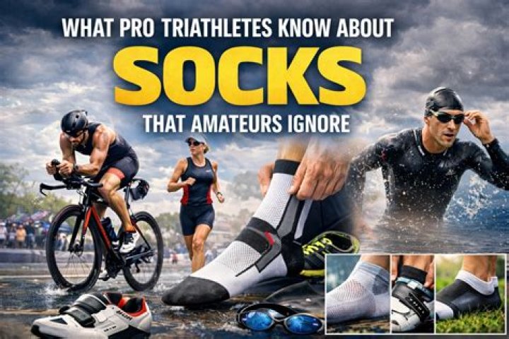 Do professional triathletes wear socks?