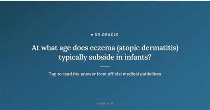 Does eczema improve with age?