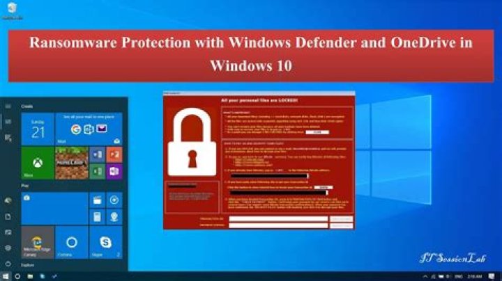 Does Windows 10 protect against ransomware?