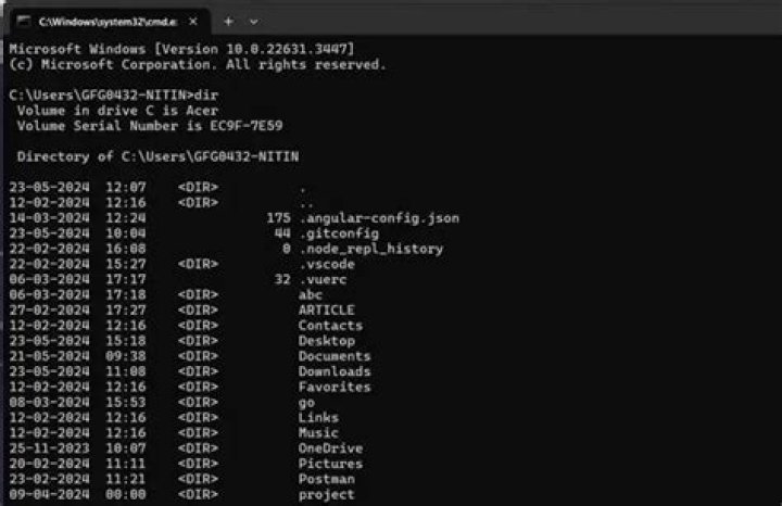 How do I create a directory in Windows 10 using cmd?