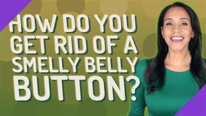 How do you get rid of a smelly belly button?