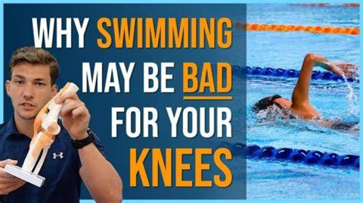 How do you get rid of knee pain from swimming?
