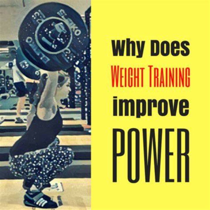 How does weight training improve power?