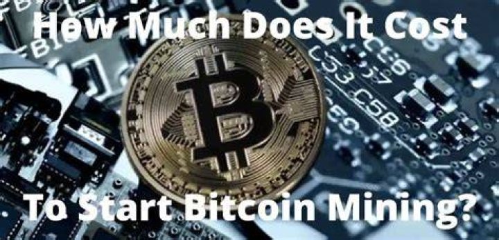 How much does it cost to start crypto mining?