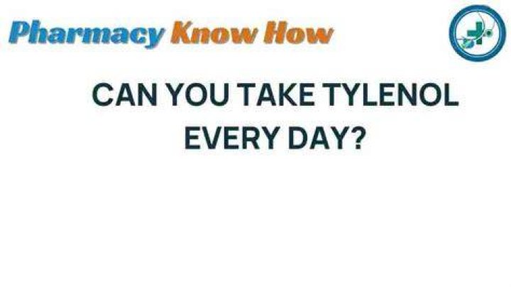 Is it OK to take 2 Tylenol every day?