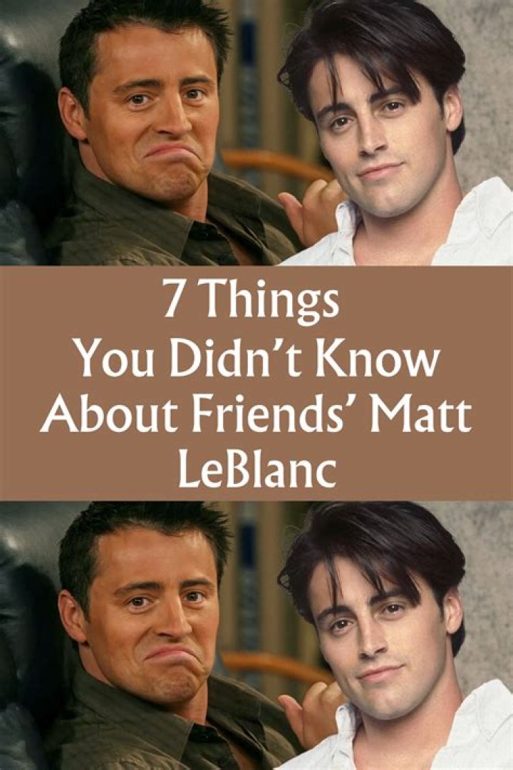 Is You Oughta Know about Matt LeBlanc?