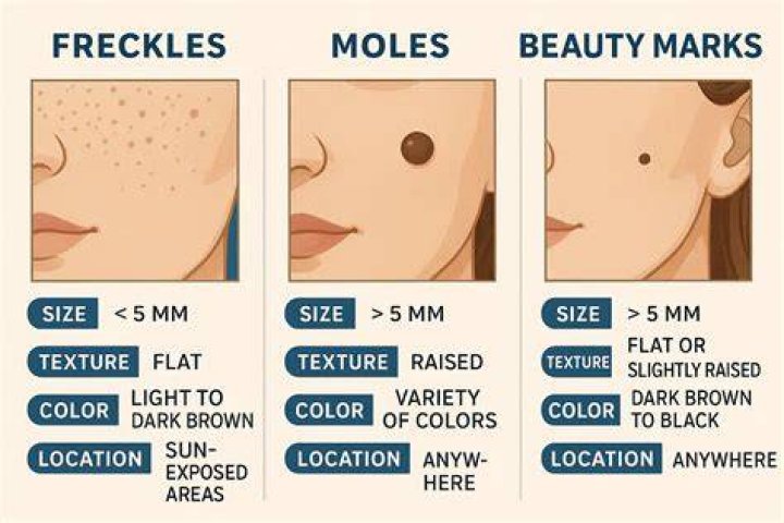 What does having freckles mean?