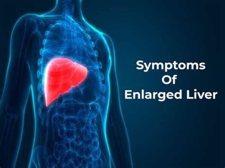 What enlarged liver feels like?