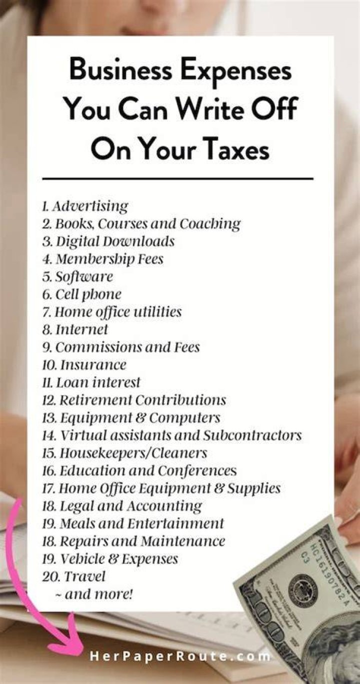 What household items can you write off on your taxes?