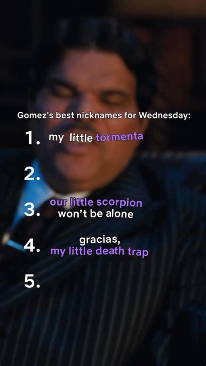 What is the nickname for Wednesday?