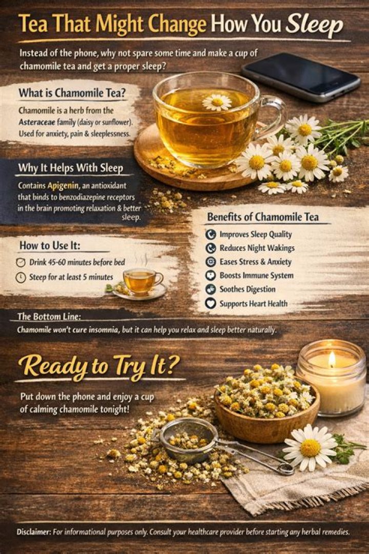 Why you should not drink chamomile tea?